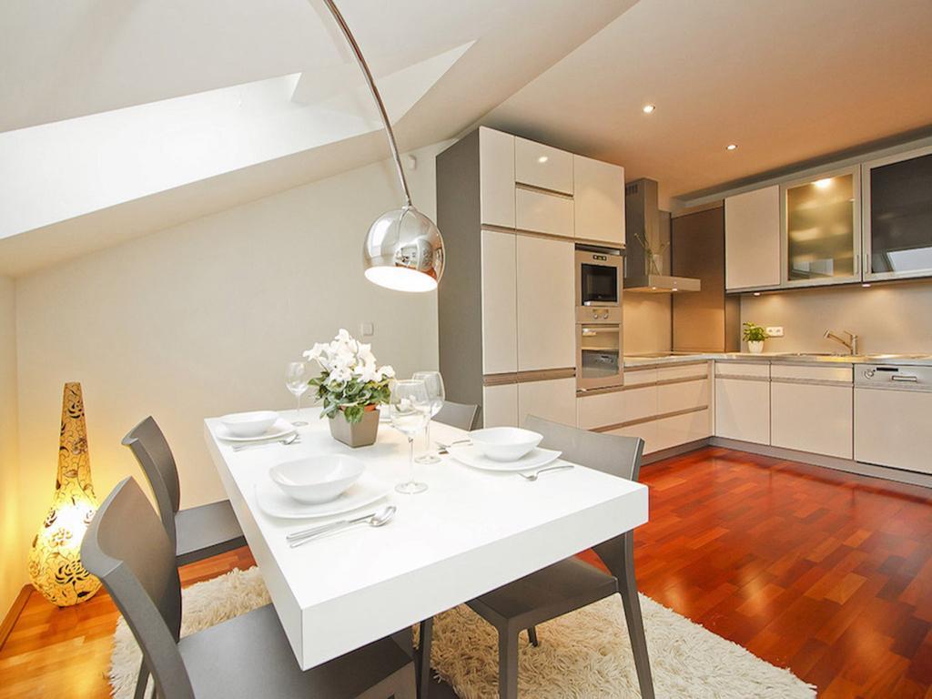 Luxury Penthouse Apartment Prag Oda fotoğraf